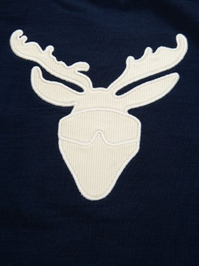 Bilde av WoolLand Bergen Terry overall baby BlueInk